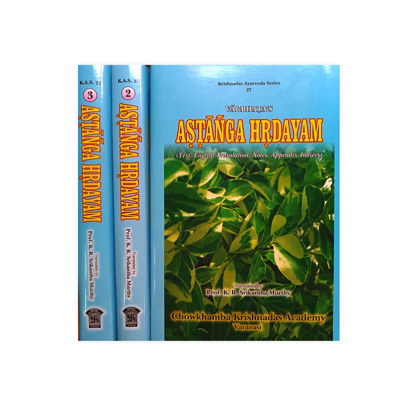 Vagbhata's Astanga Hrdayam set of 3 Vols.