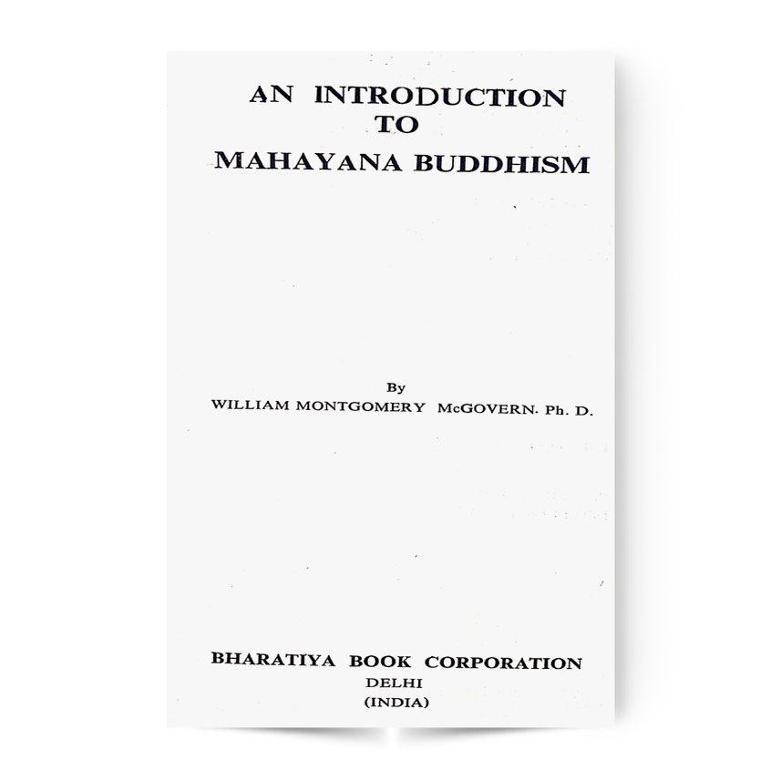 An Introdection To Mahayana Buddhism